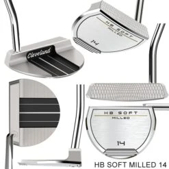 Cleveland HB SOFT Milled Putter W/UST All-IN Shaft -GolfPro Store CLD0408j