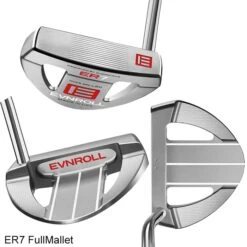Evnroll Classic Series Mallet Silver Satin Finish Putters -GolfPro Store EVN0012c