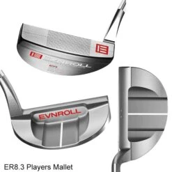 Evnroll Classic Series Mallet Silver Satin Finish Putters -GolfPro Store EVN0012d
